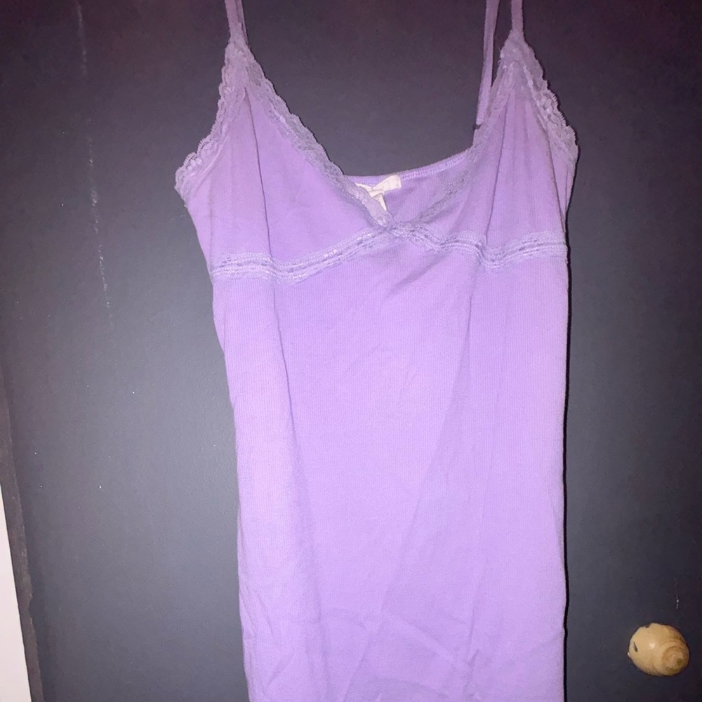 Full Tilt Purple Slip Midi Dress Spaghetti Strap